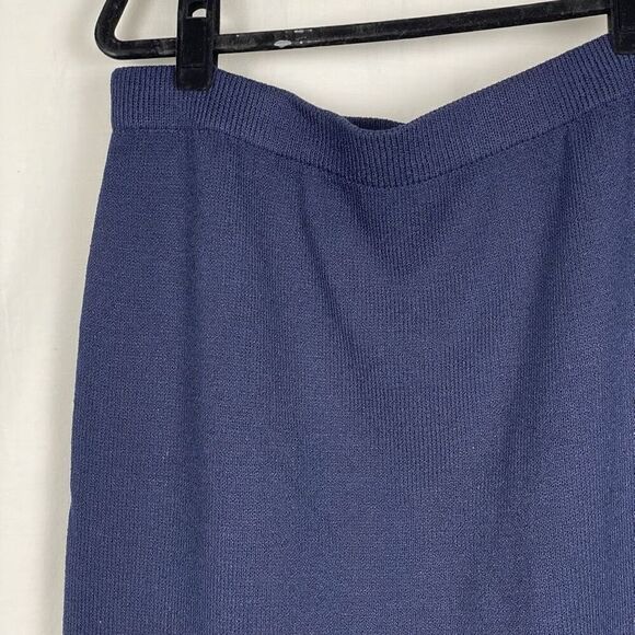 St. John Collection EUC Navy Blue High Rise Pencil Skirt - Women’s 12 - Picture 2 of 4